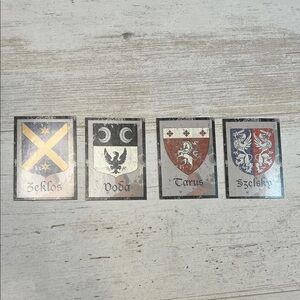 Vampire Academy Blood Sisters Set of Four Family Crest Trading Cards